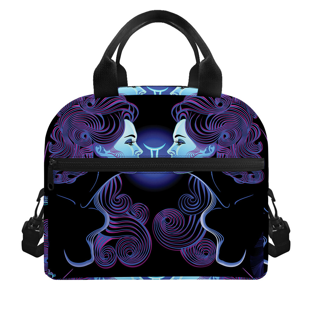 Gemini And Astrological Signs Print Insulated Lunch Bag