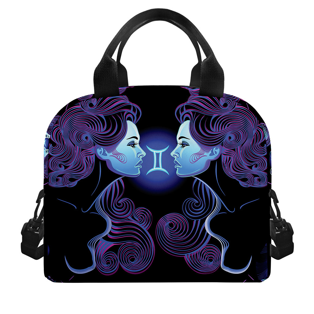 Gemini And Astrological Signs Print Insulated Lunch Bag