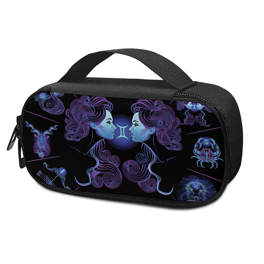 Gemini And Astrological Signs Print Insulin Cooler Travel Case