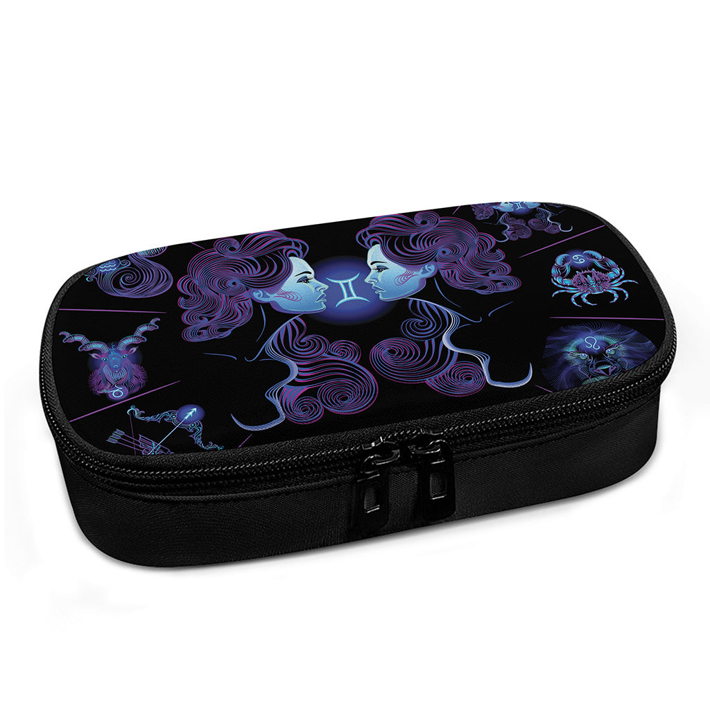 Gemini And Astrological Signs Print Insulin Cooler Travel Case