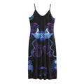Gemini And Astrological Signs Print Jersey Midi Cami Dress