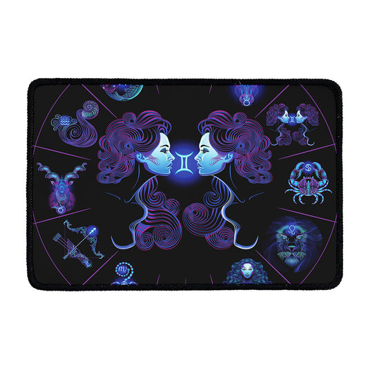 Gemini And Astrological Signs Print Kitchen Mat