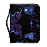 Gemini And Astrological Signs Print Leather Bible Cover