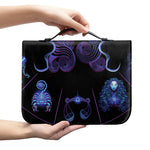 Gemini And Astrological Signs Print Leather Bible Cover