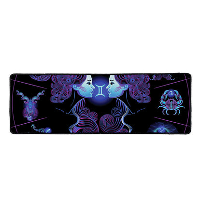 Gemini And Astrological Signs Print Long Kitchen Mat