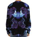 Gemini And Astrological Signs Print Long Sleeve Baseball Jersey