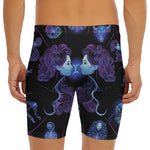 Gemini And Astrological Signs Print Men's Long Boxer Briefs