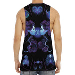 Gemini And Astrological Signs Print Men's Muscle Tank Top