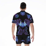 Gemini And Astrological Signs Print Men's Rompers