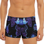 Gemini And Astrological Signs Print Men's Short Boxer Briefs