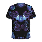 Gemini And Astrological Signs Print Men's Sports T-Shirt