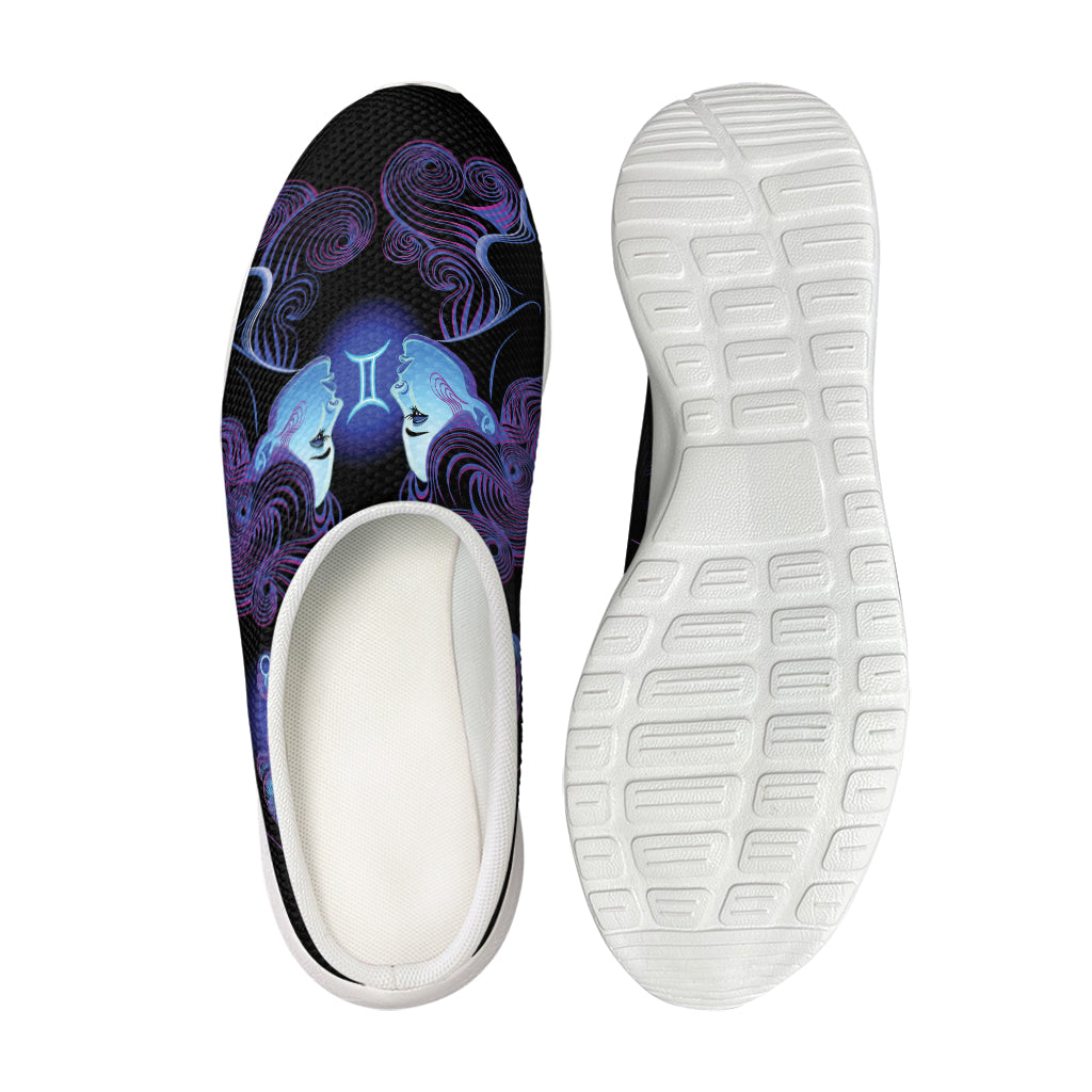 Gemini And Astrological Signs Print Mesh Casual Shoes