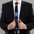 Gemini And Astrological Signs Print Necktie
