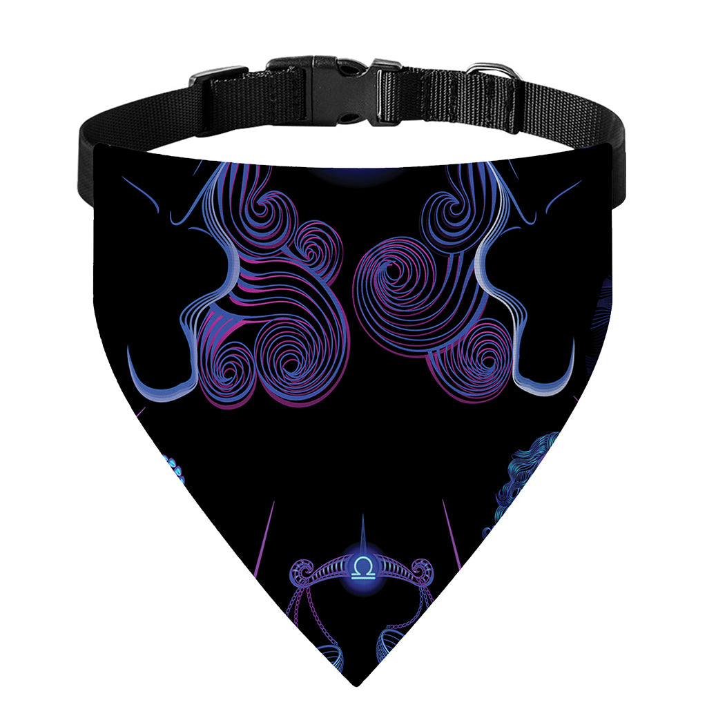 Gemini And Astrological Signs Print Over The Collar Dog Bandana