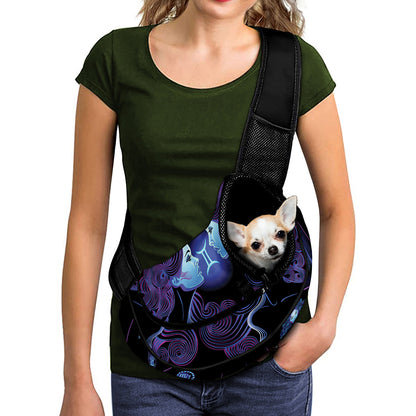 Gemini And Astrological Signs Print Pet Sling Carrier