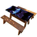 Gemini And Astrological Signs Print Picnic Table Cover