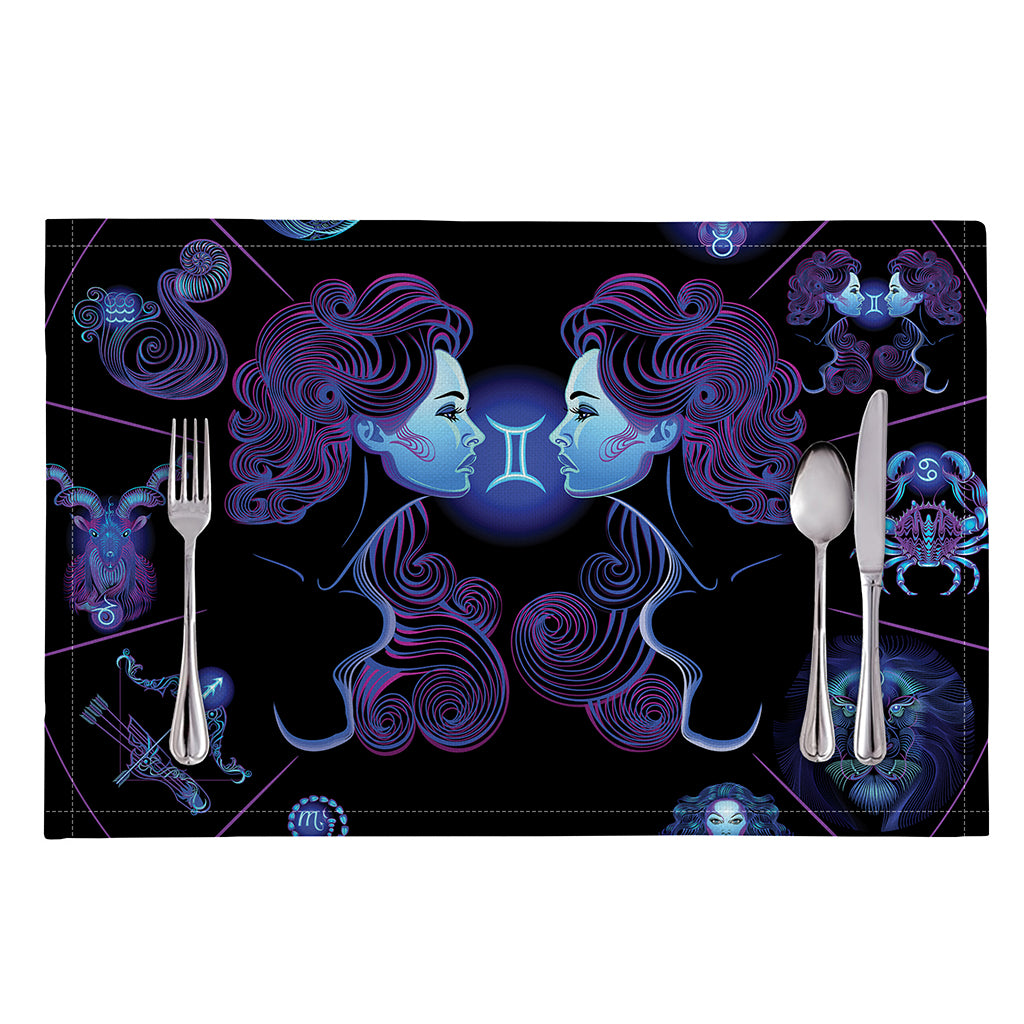 Gemini And Astrological Signs Print Placemat