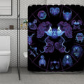 Gemini And Astrological Signs Print Polyester Shower Curtain