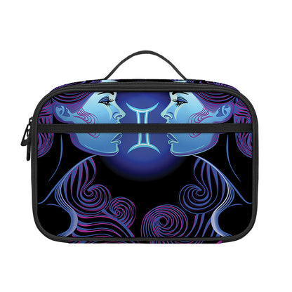 Gemini And Astrological Signs Print Portable Lunch Bag