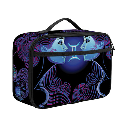 Gemini And Astrological Signs Print Portable Lunch Bag