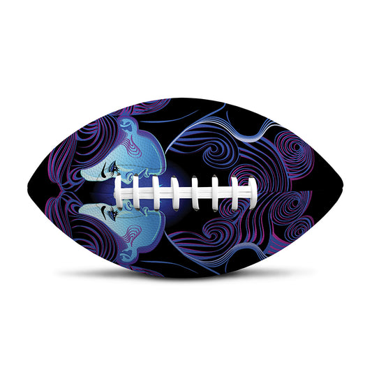 Gemini And Astrological Signs Print Rugby Ball