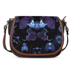 Gemini And Astrological Signs Print Saddle Bag