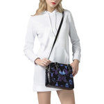 Gemini And Astrological Signs Print Shoulder Handbag