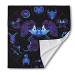 Gemini And Astrological Signs Print Silk Bandana