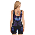 Gemini And Astrological Signs Print Sleeveless One Piece Swimsuit