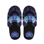 Gemini And Astrological Signs Print Slippers