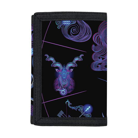 Gemini And Astrological Signs Print Trifold Wallet