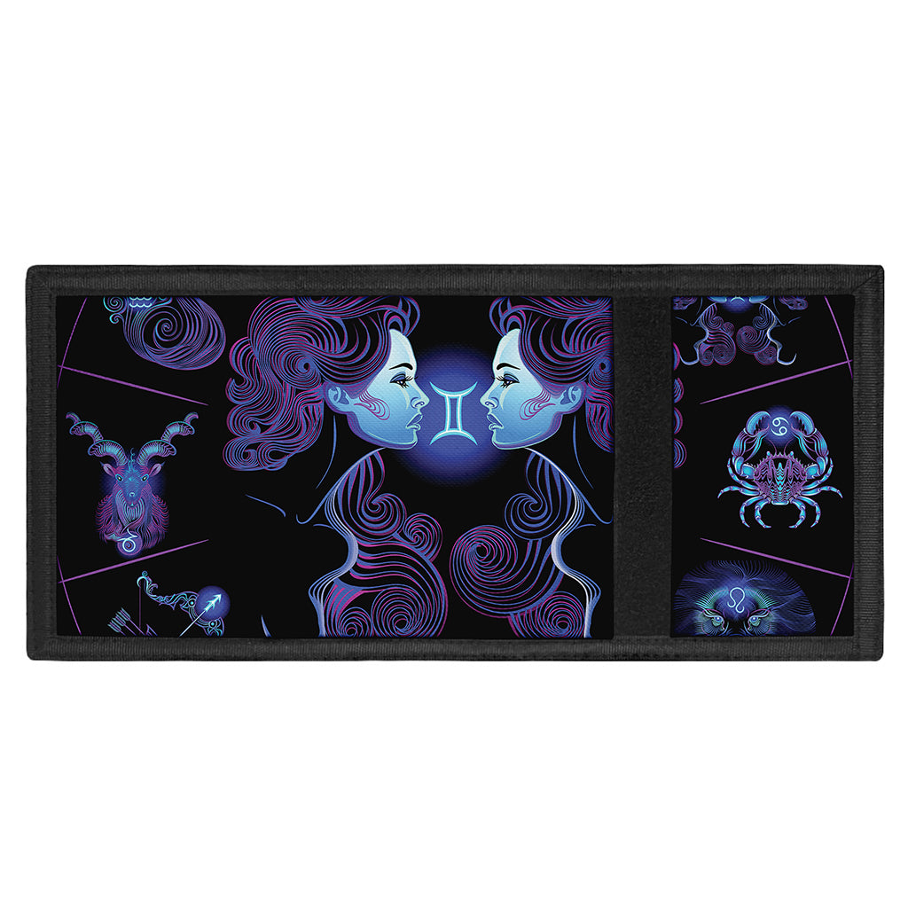 Gemini And Astrological Signs Print Trifold Wallet
