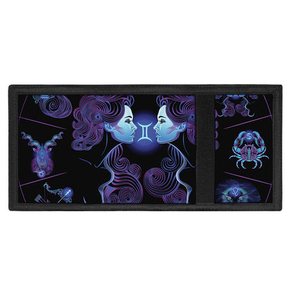 Gemini And Astrological Signs Print Trifold Wallet