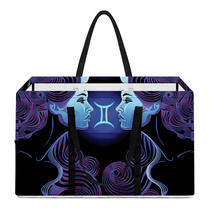 Gemini And Astrological Signs Print Utility Tote Bag