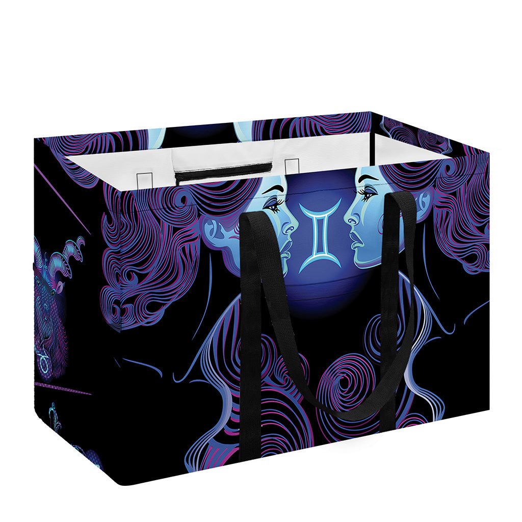 Gemini And Astrological Signs Print Utility Tote Bag