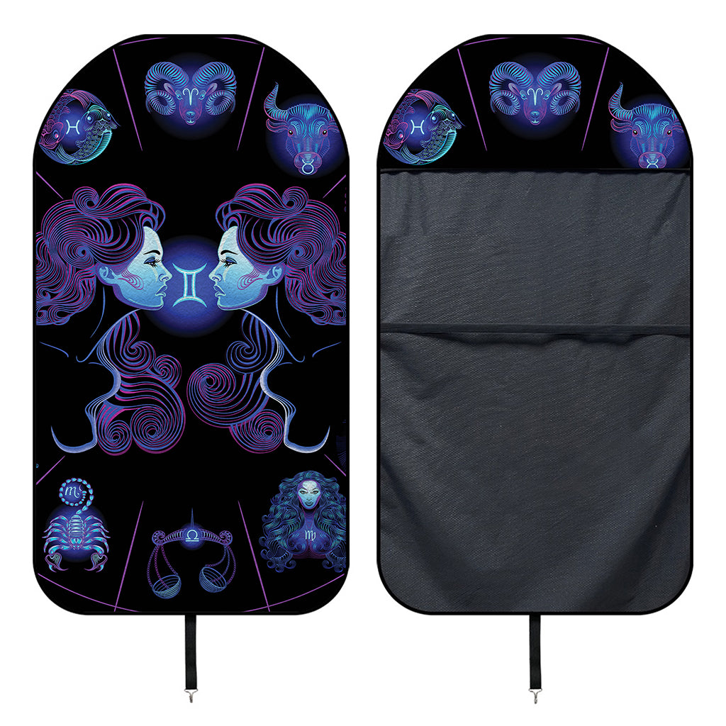 Gemini And Astrological Signs Print Waterproof Car Seat Cover