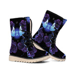 Gemini And Astrological Signs Print Winter Boots