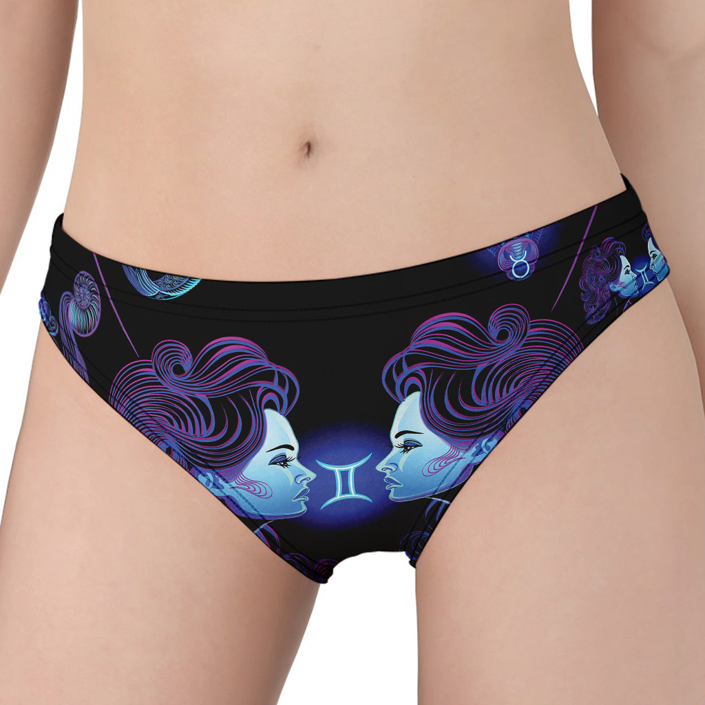 Gemini And Astrological Signs Print Women's Panties