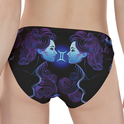 Gemini And Astrological Signs Print Women's Panties