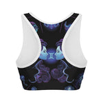 Gemini And Astrological Signs Print Women's Sports Bra