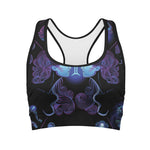 Gemini And Astrological Signs Print Women's Sports Bra