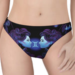 Gemini And Astrological Signs Print Women's Thong