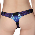 Gemini And Astrological Signs Print Women's Thong