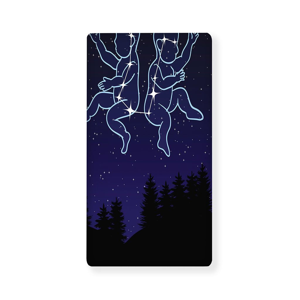 Gemini Constellation Print Baby Crib Sheet