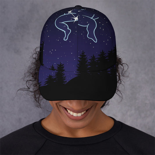 Gemini Constellation Print Baseball Cap