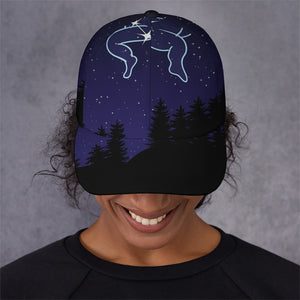 Gemini Constellation Print Baseball Cap