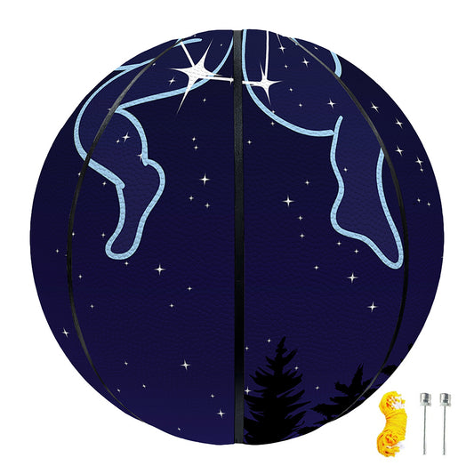Gemini Constellation Print Basketball