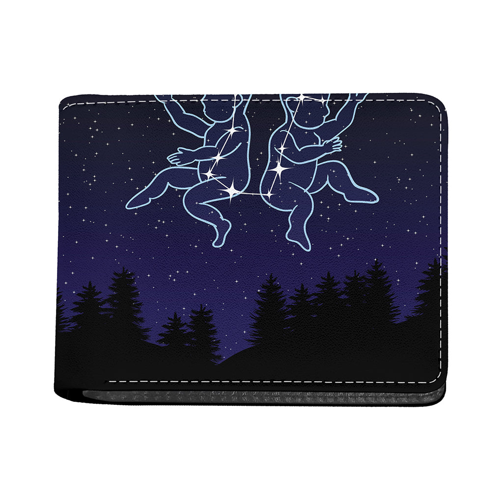 Gemini Constellation Print Bifold Wallet