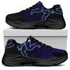 Gemini Constellation Print Black Chunky Shoes