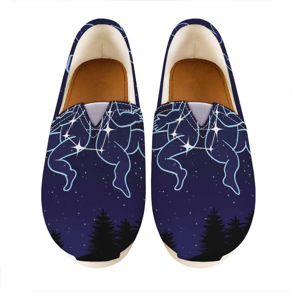 Gemini Constellation Print Casual Shoes
